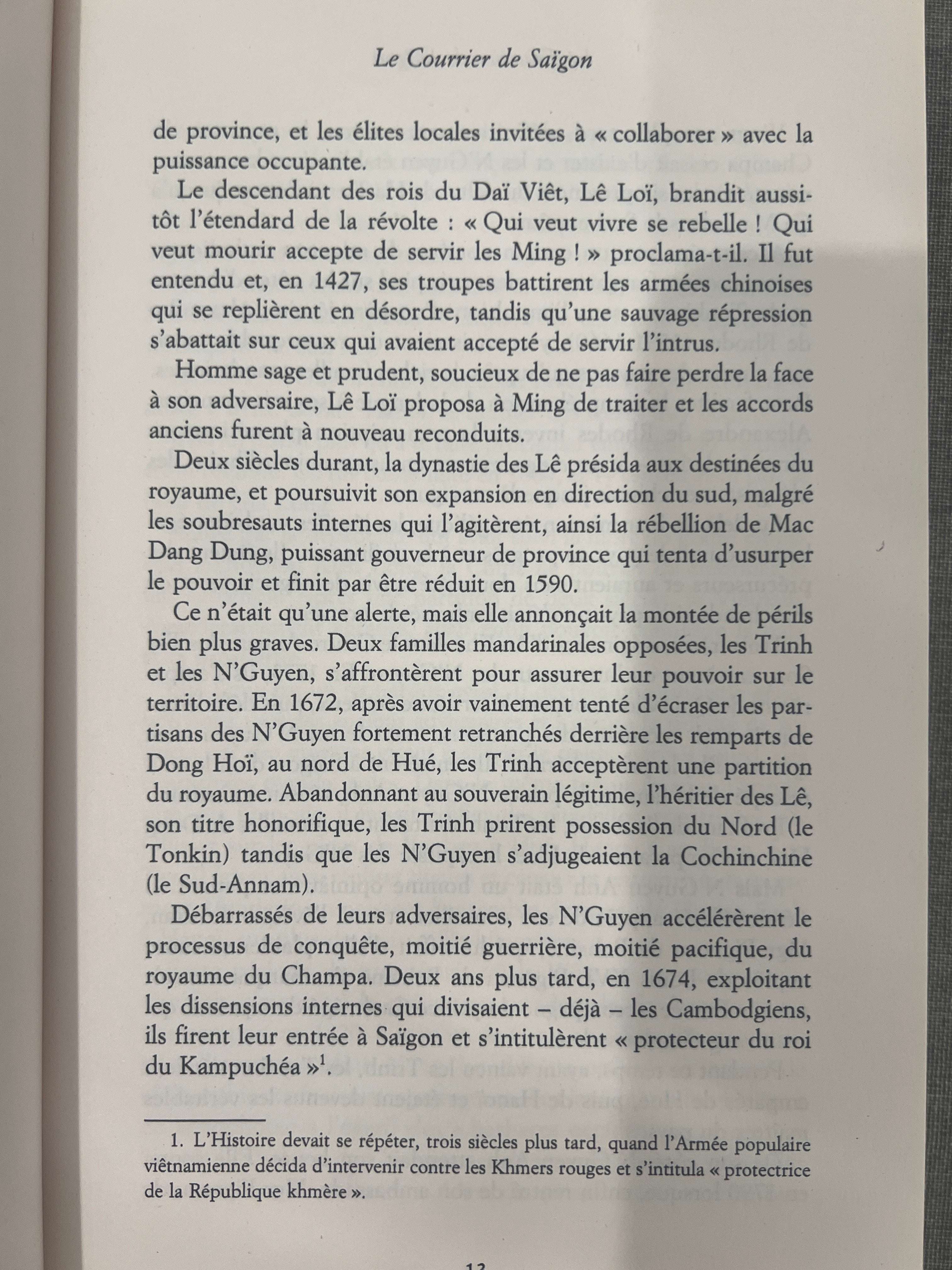Sud lointain Tome 1 : le courrier de Saïgon CHIC BOUTIQUE