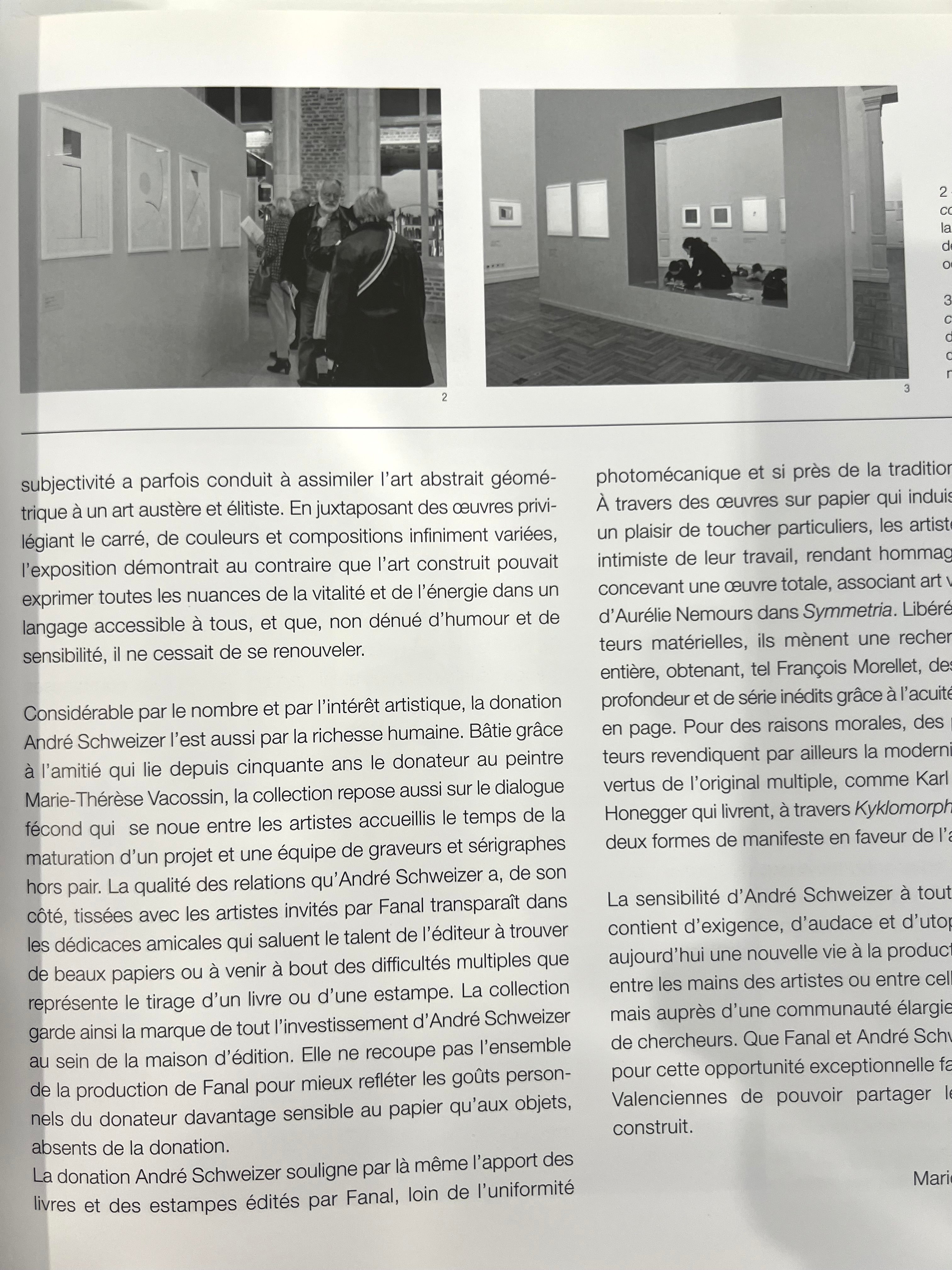 L'art construit, donation André
Schweizer CHIC BOUTIQUE