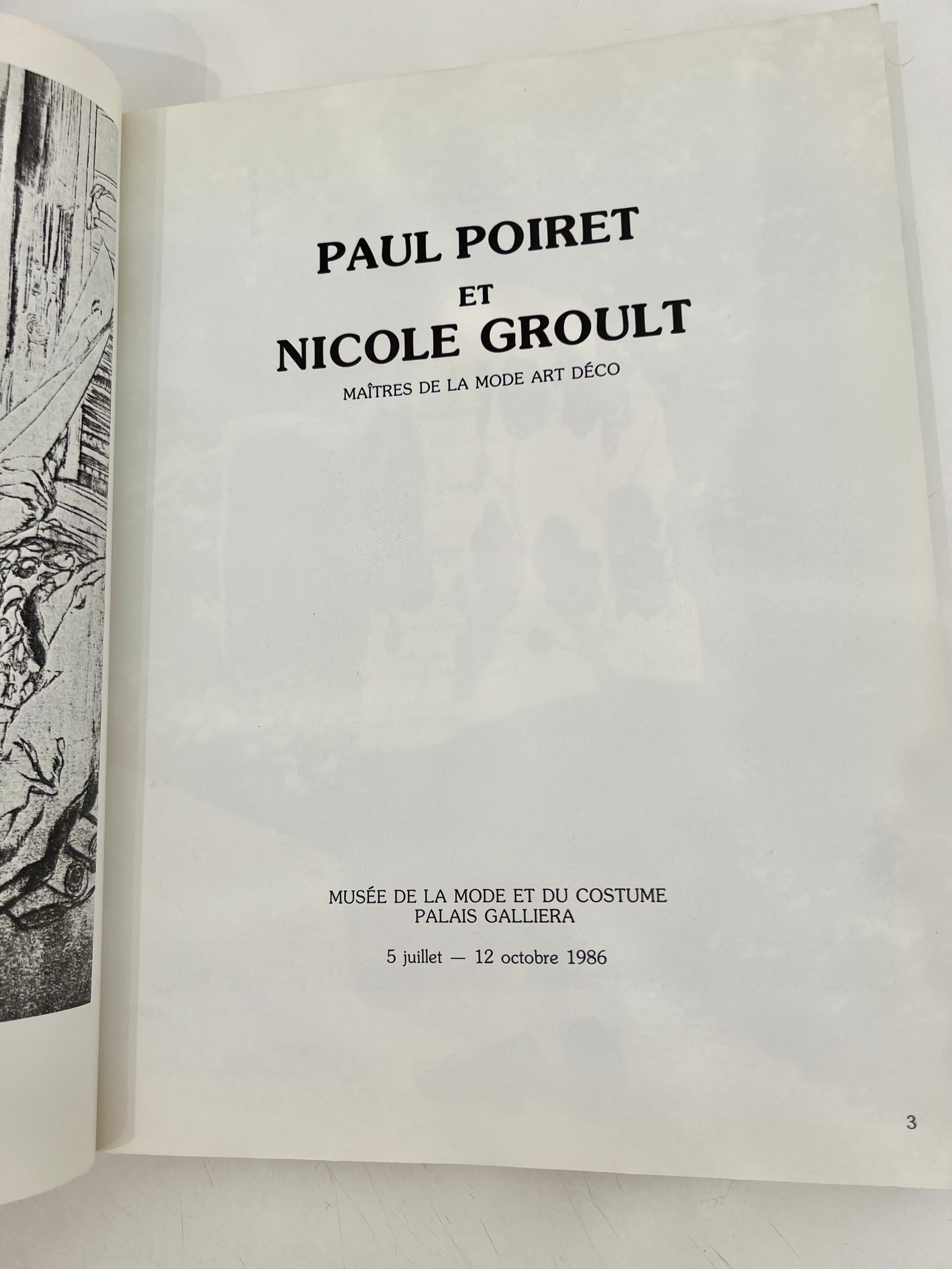 Paul Poiret et Nicole Groult, maîtres de mode Art déco CHIC BOUTIQUE