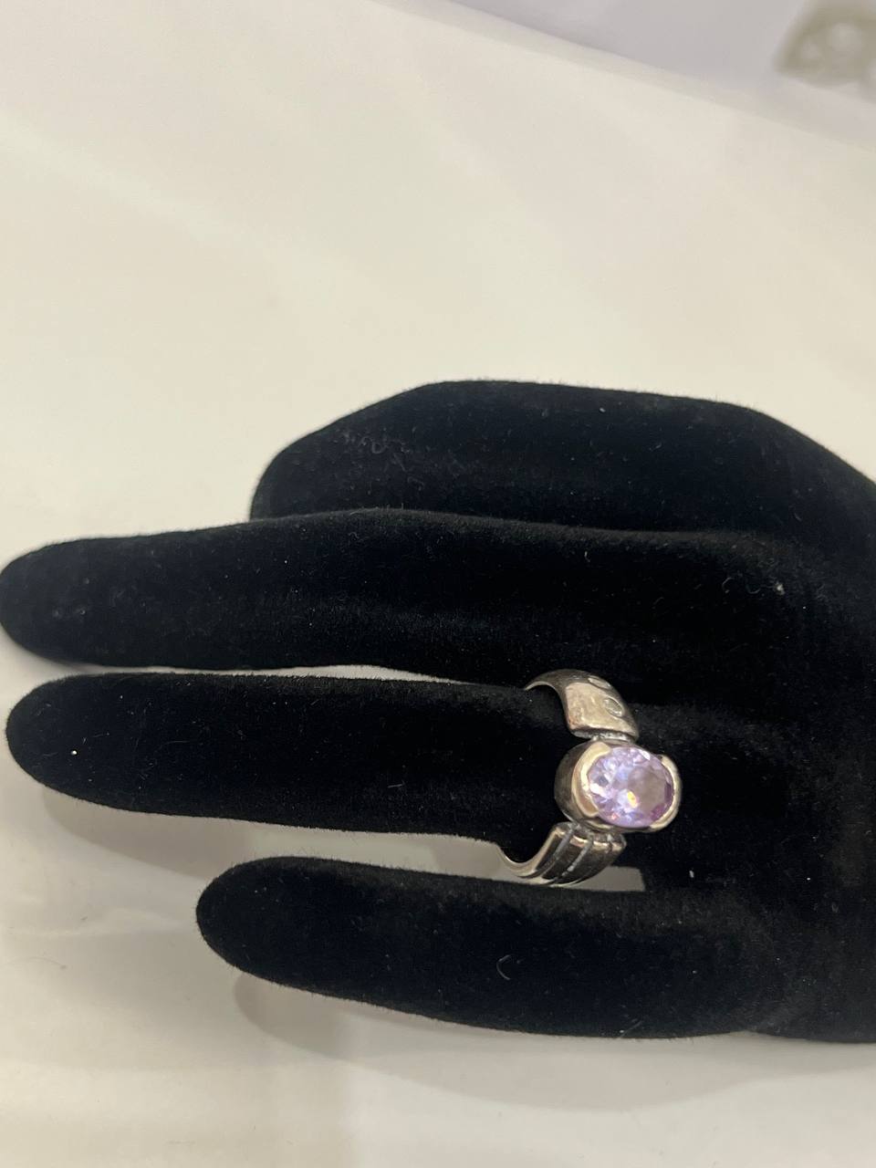 Sterling Silver, Moonstone, Pink Sapphire Ring My Store